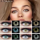 AMARA натуральные цветные контактные линзы для глаз Brail для девушек мягкие контактные линзы для учеников Красота косметический цвет ed линзы для макияжа глаз