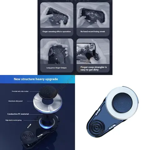 360 Frees Retation Gaming Thumb Super Sensicate Phone Joystick Controller для точного движения персонажа в играх N7YA