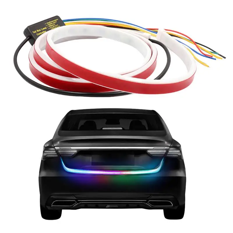 

12 В светодиодный Автомобильный задний декоративсветильник фонарь, Цветной Автомобильный задний фонарь, динамический сигнал поворота, бесв...