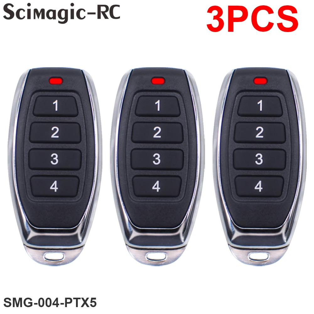 

3PCS.For ATA PTX5 garage gate Remote Controller Compatible GDO PTX-5v1 -5v2 11v1/6v3/6v4/7v2/7v3/8v3/9v2/9v3 433MHz Rolling Code