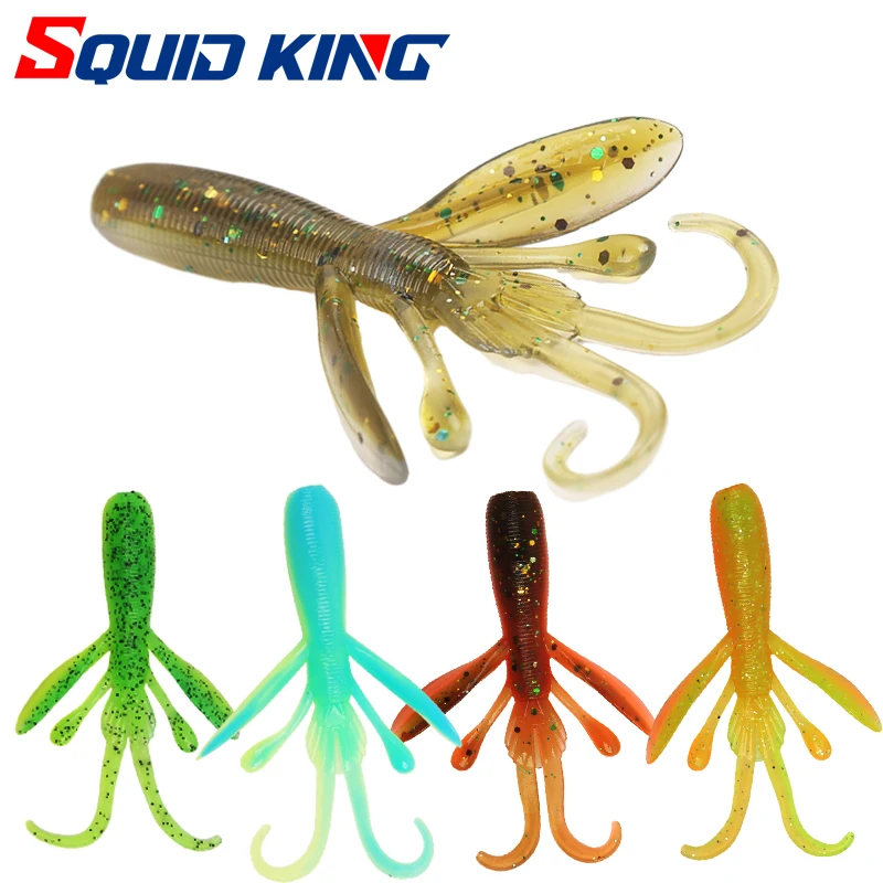 FSDZSO искусственная лобстерная мягкая приманка для рыбалки 75 мм/5 шт. набор