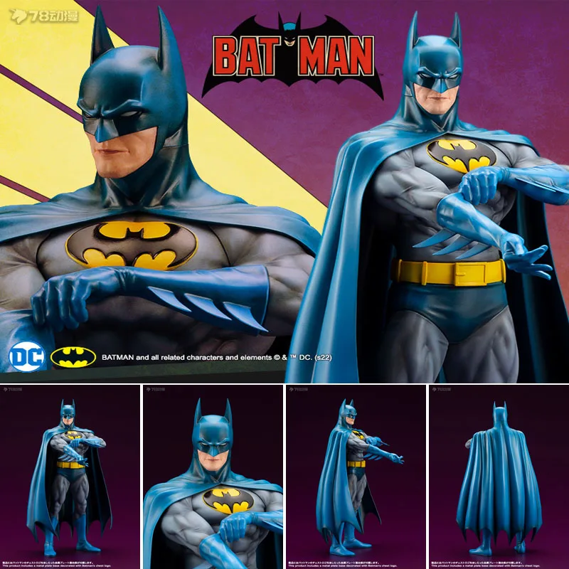 

Kotobukiya Original Model Kit ARTFX DC Comics Batman The Bronze Age 1/6 Statue Anime Action Figure Model Toy for Boys 305mm