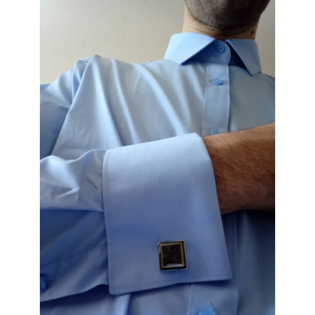 Мужская рубашка под смокинг с французскими манжетами Классическая формальная