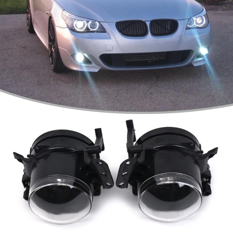 X6HF передний бампер Mtech замена корпуса противотуманных фар прозрачный для E60 E90 E63