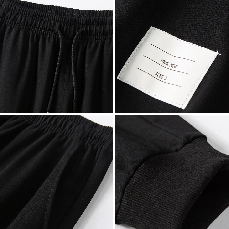 Брюки-карго мужские хлопковые повседневные модные спортивные штаны для бега в