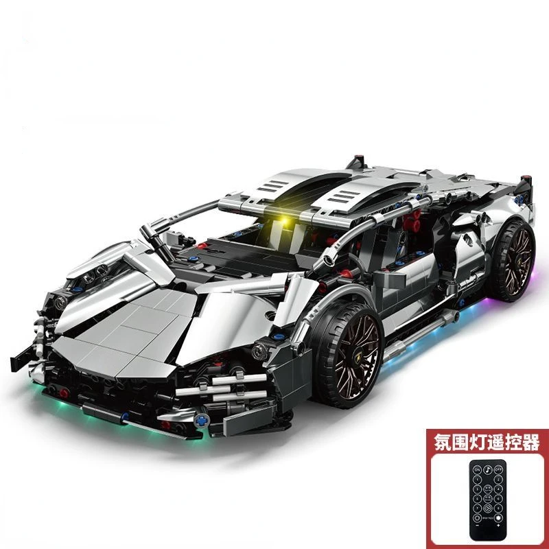 Детский конструктор спортивный автомобиль 1280 шт