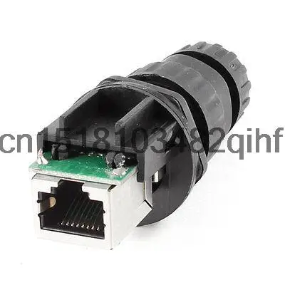 Водонепроницаемый разъем RJ45 для крепления на панели IP67 Адаптер для подключения M19 (art.: 3920cd9d055da) - 3920cd9d055da