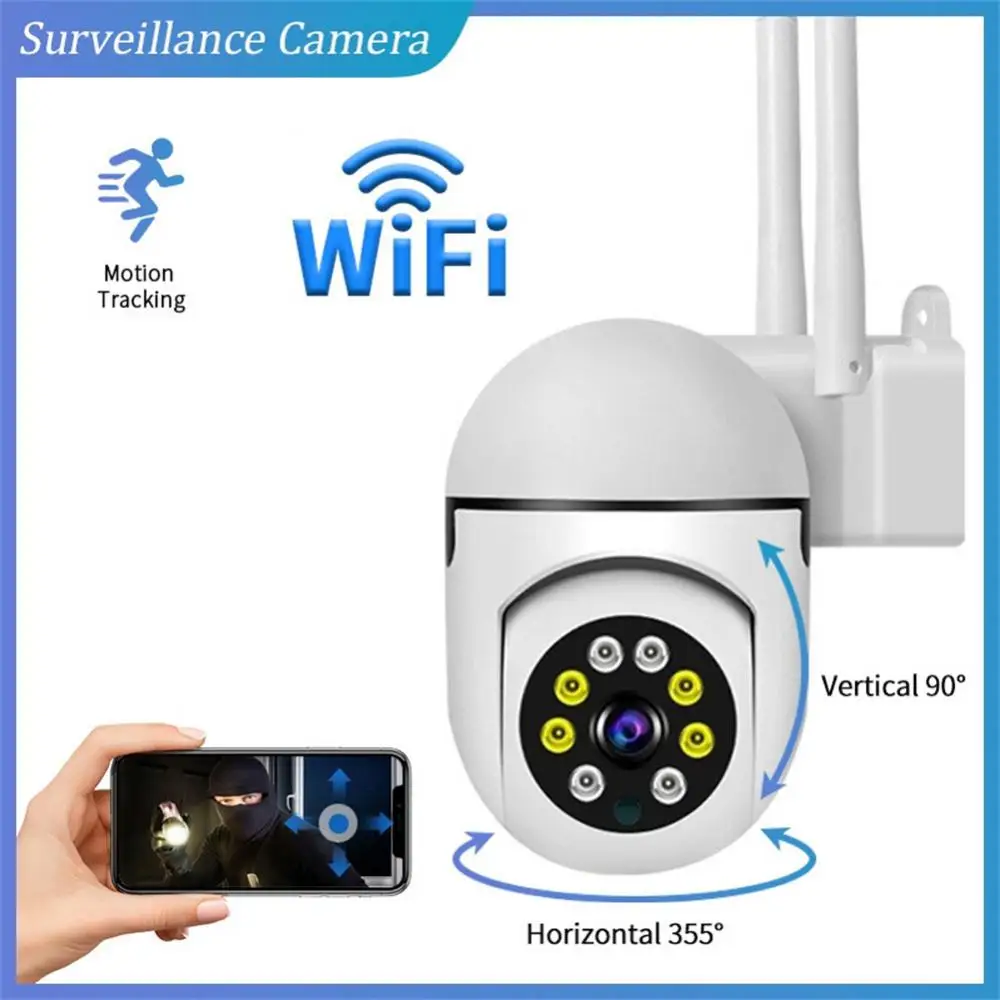 

Ip-камера видеонаблюдения, 1080p Hd, Wi-Fi, ночное видение