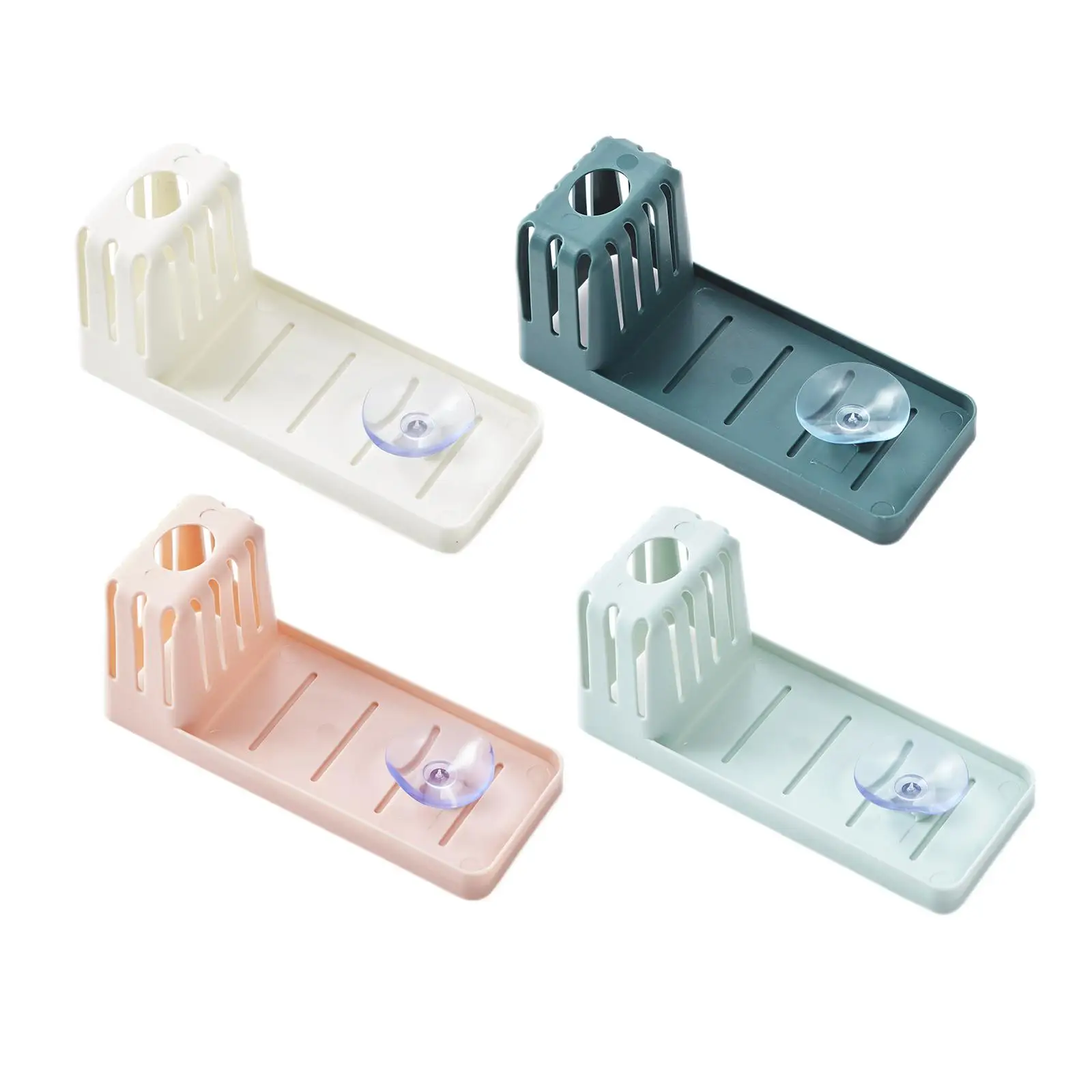 

Многофункциональная подставка для посуды, стойка для слива губки, держатель на присоске для кухонной раковины, для столешницы, ванной комна...