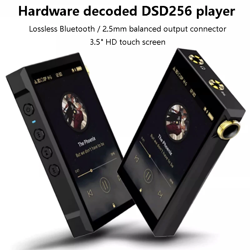 

Цифровой Hi-Fi музыкальный плеер MP3 Dual ES9018 с DSD256 24 бит/384 кГц без потерь декодирование Walkman беспроводной Bluetooth LDAC APTX формат
