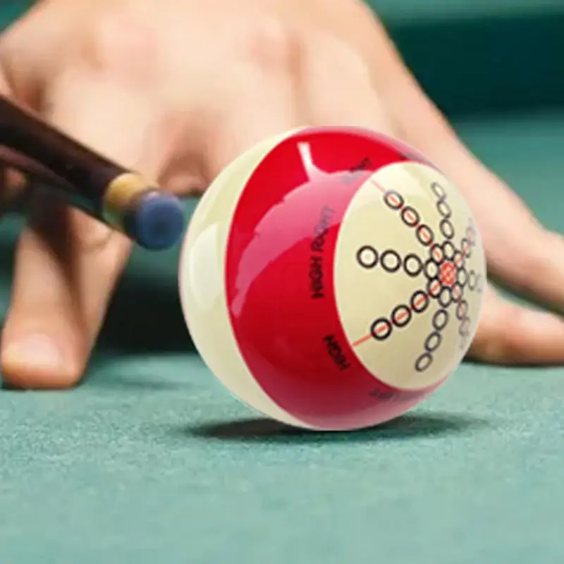 Odbijanie bilardowe z kulkami oznaczonymi Czerwono-biały trening dla początkujących Piłka bilardowa Trening stołu Standardowy basen Pro Kij
