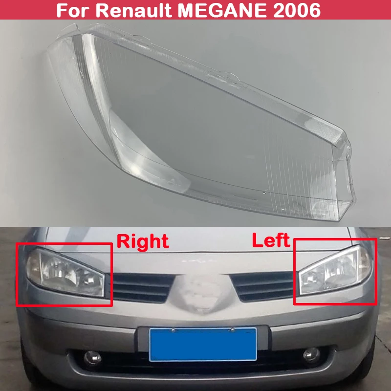 

Передний яркий налобный фонарь для автомобиля, накладки на корпус, налобный фонарь, налобный фонарь, абажур, налобный фонарь для Renault MEGANE 2006