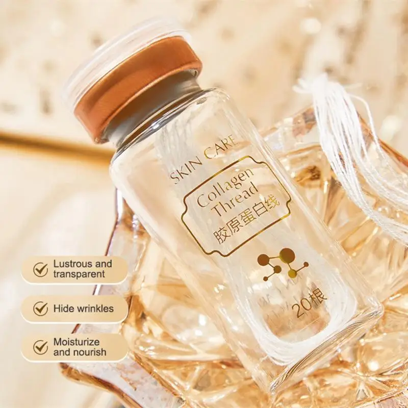 

Face Filler Absorbable Collagen Protein Thread Face Lift Plump Silk Fibroin Line Carving Anti Aging
