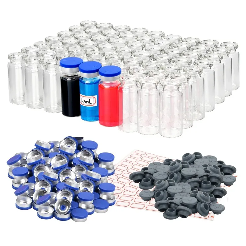 

Стеклянные флаконы NewLezhen 10 мл прозрачные 100 шт