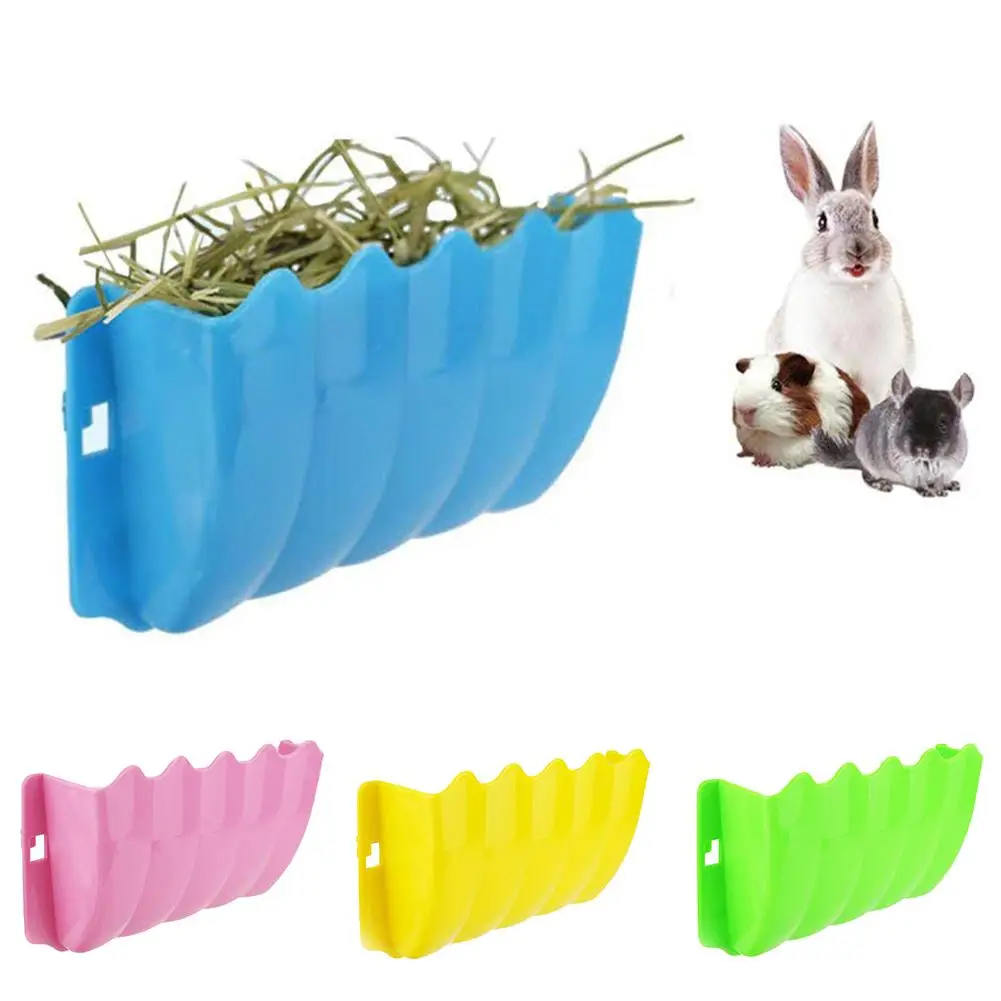 

Hanging Grass Feeder Small Pet Rabbit Hanging Grass Feeder Rack Shelf Hay Bowl Holder Box Dispenser Pet Accessories