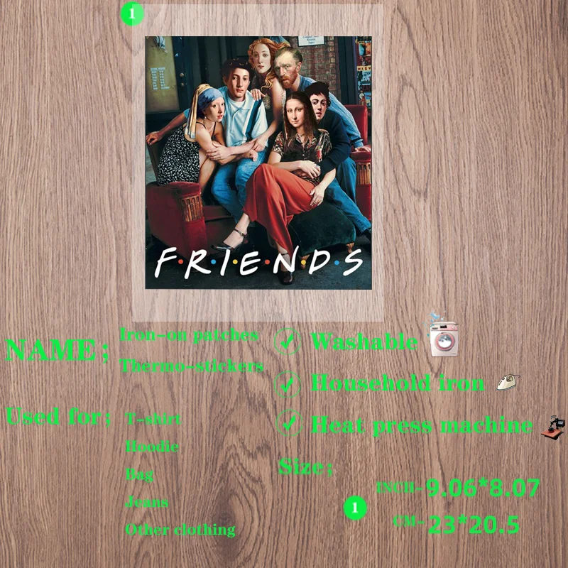 

Злый вкус и пародия на иллюстрации Ван Гога; Термоклейкие нашивки для одежды