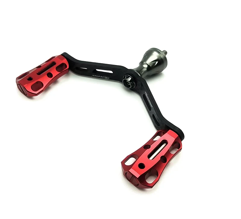Linmofish NEW fishing reel handle ,105mm UVB Series New Member, Metal Hollow knob for Shimano/Daiwa,Provide customized