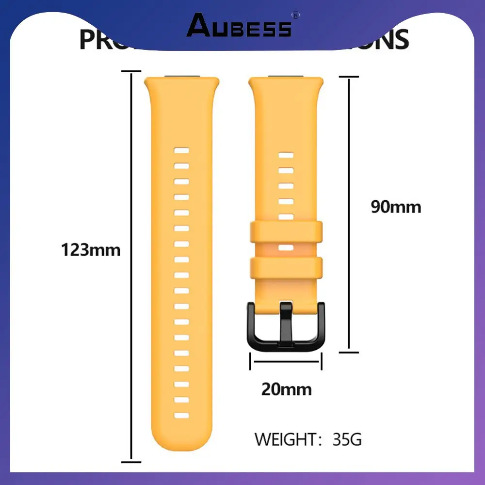 

1 Pcs Wristband For Huawei Fit2 Anti-losing Portable Smooth Watchband Comfortable Durable Office Accessories Silica Gel Stable