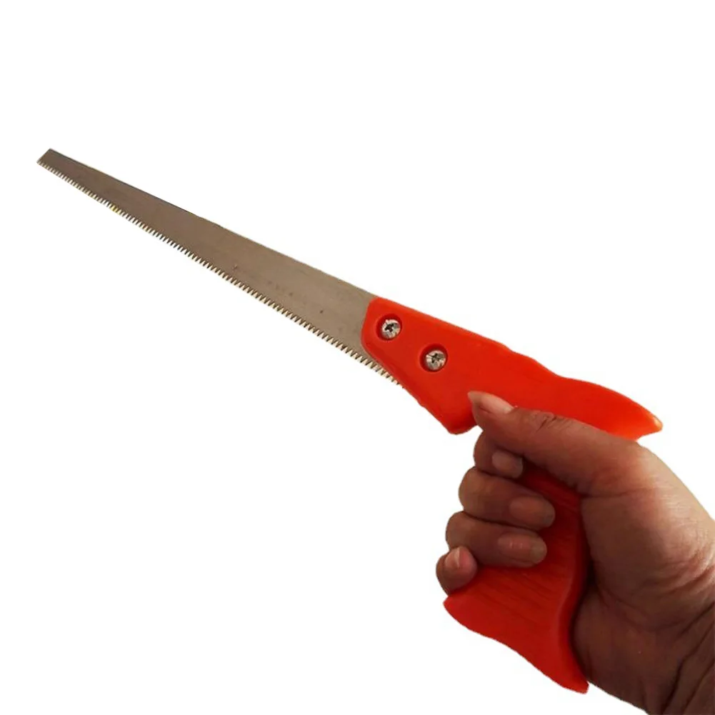 

Durable Hot Sale Newest Reliable Pruning Wood Cutting Woodwork Tools Woodworking 0.8mm Hand Saw Plastic Handle