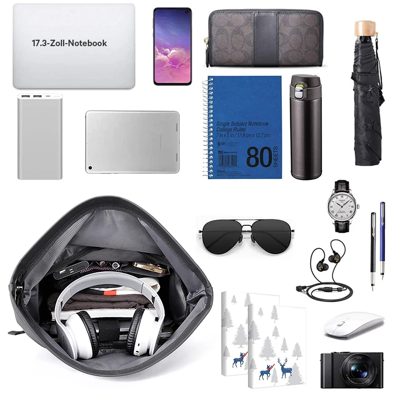 Рюкзак BANGE школьный дорожный рюкзак подходит для 15 6-дюймового ноутбука модный