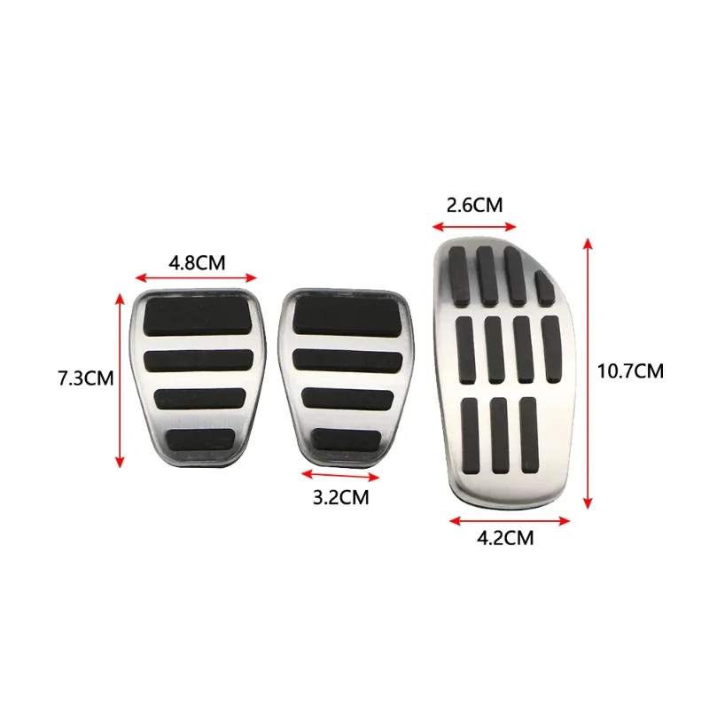 Фото Накладки на педали газа и тормоза для Nissan X-Trail, Rogue T32, Qashqai Sport J11, Kicks; для Renault Koleos, Kadjar, Samsung QM6 №4
