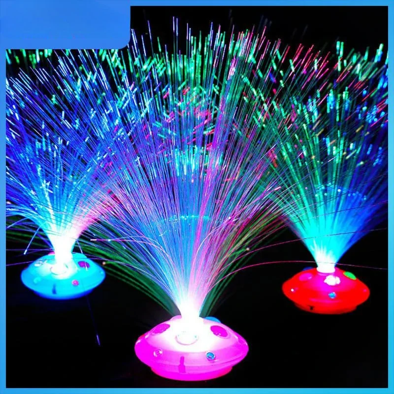 Светодиодный семицветный мигающий ночник Удобная светодиодная лампа из