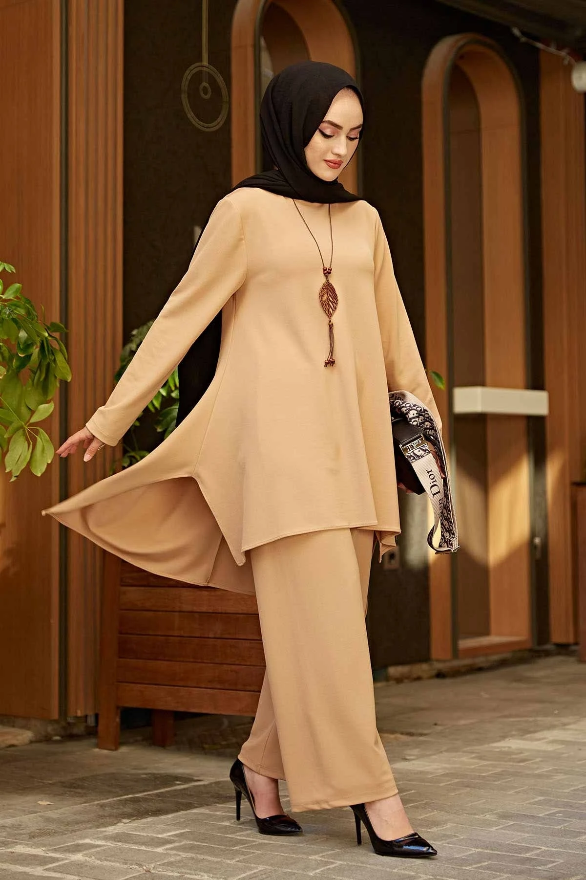 Женский тройной костюм Kombin нижнее мусульманское платье хиджаб мусульманский ustleri женский костюм 2021 комплект abayas