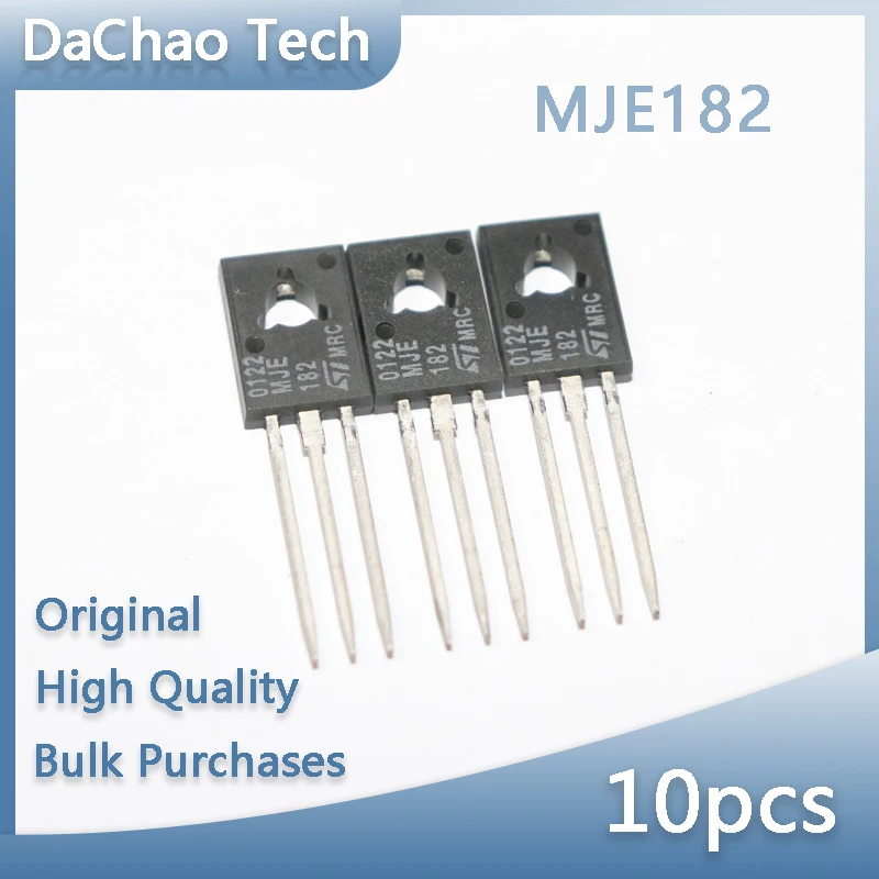 

10pcs MJE182 80V 3A ST Triode TO-92 Original New