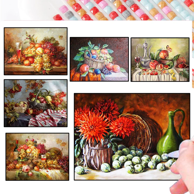 

Flower Diamond Painting Kit 5D Diy Full Drill Cross Stitch Embroidery Mosaic Art Picture of Gift Home Decor