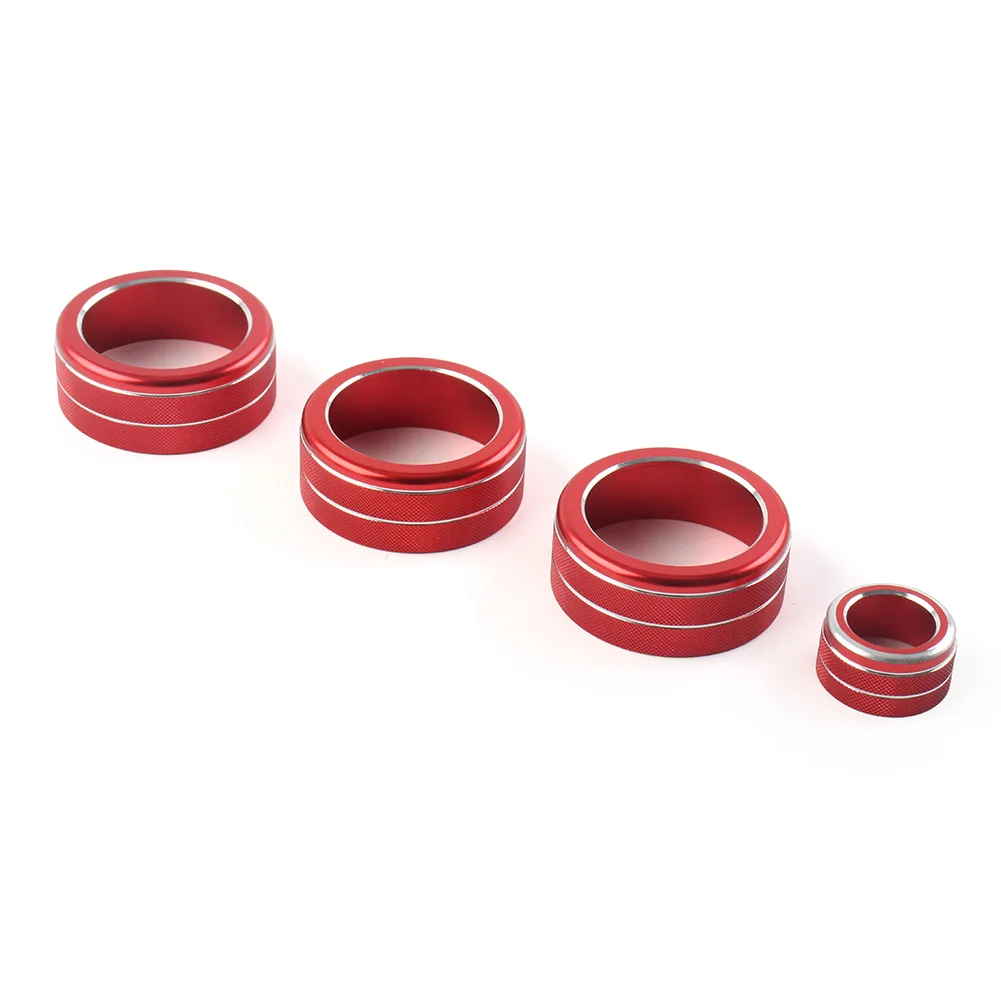 4 шт./компл. автомобильная консоль ручка управления климат-контролем кольцо