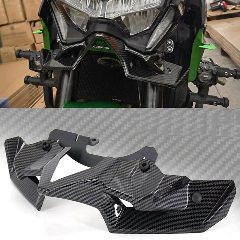 Мотоциклетный голый передний спойлер аэродинамическое крыло комплект спойлера