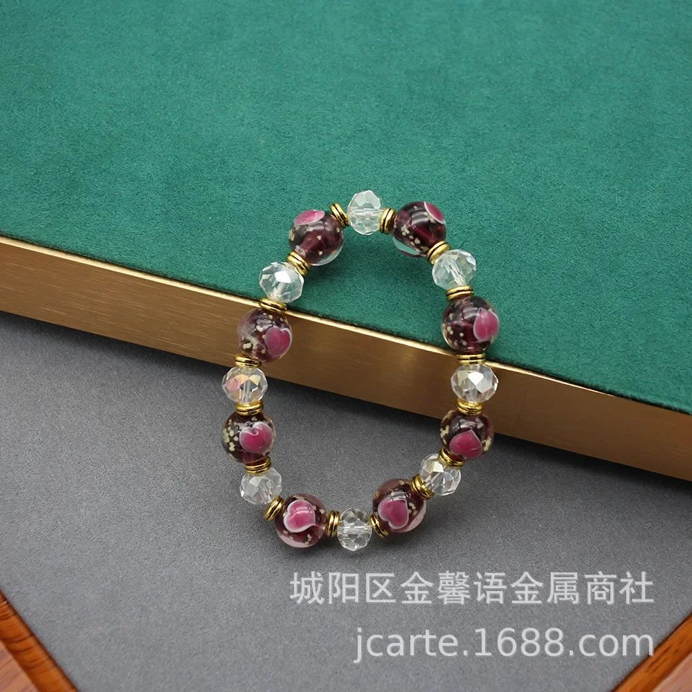 Новый летний светящийся стеклянный браслет Phoenix Eye простой модный цветной с