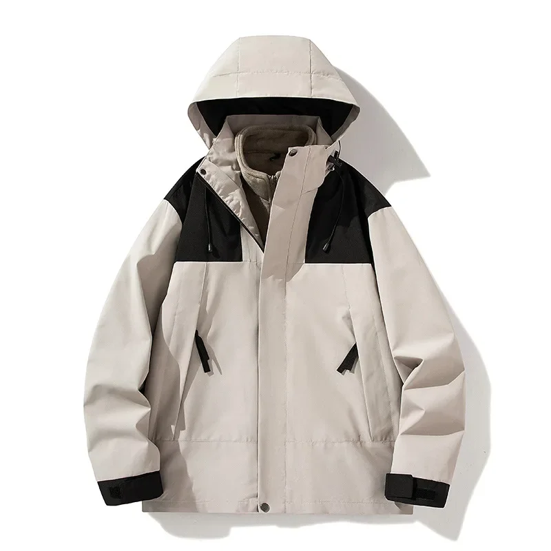 2024 осенняя уличная куртка комплект из 2 предметов мужская модная повседневная