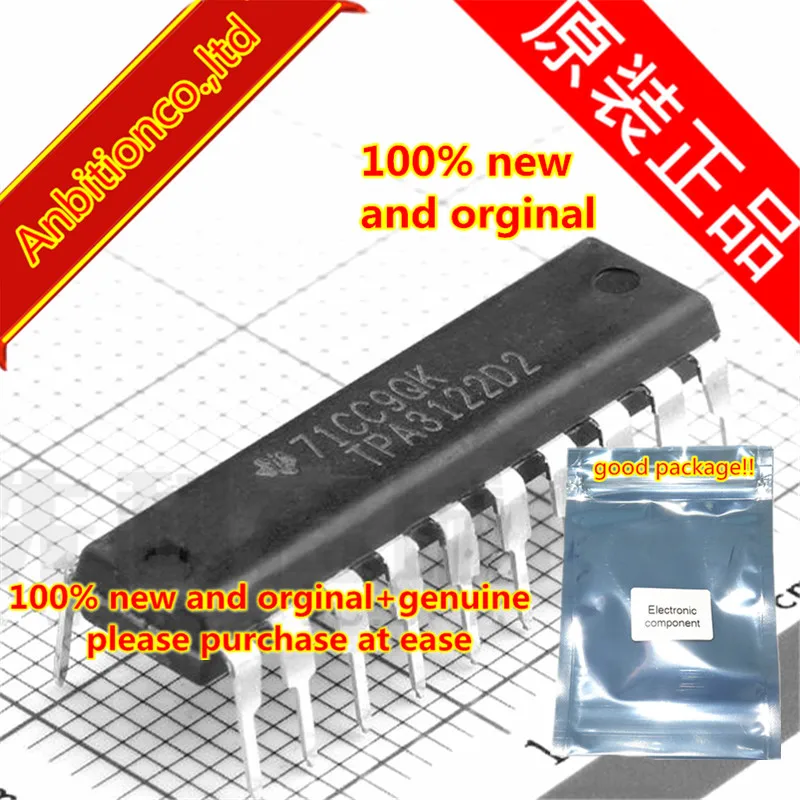 

1pcs 100% new and orginal TPA3122 DIP20 in stock