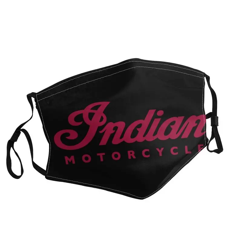 

Indian Motorcycle Logo Adjustable Face Mask Unisex Adult Dustproof Protection Cover Respirator Mouth-Muffle