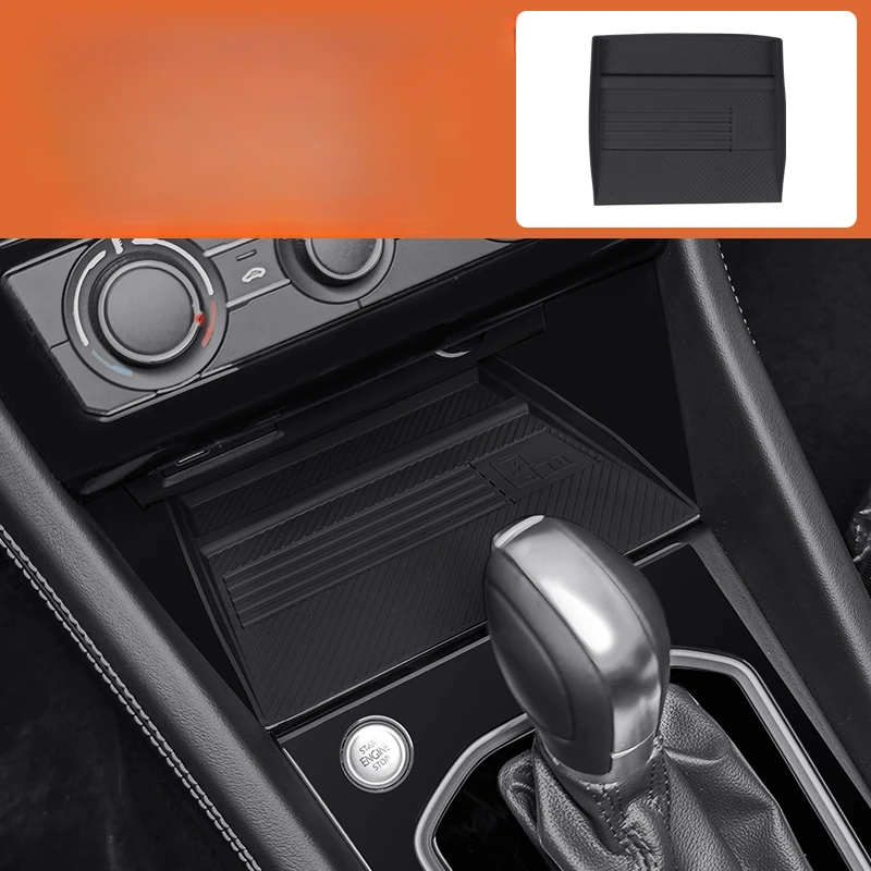 

Силиконовая крышка центральной консоли для хранения Volkswagen VW Jetta VS5 VS7 2023 2024 2025, крышка шестерни, внутренняя модернизация