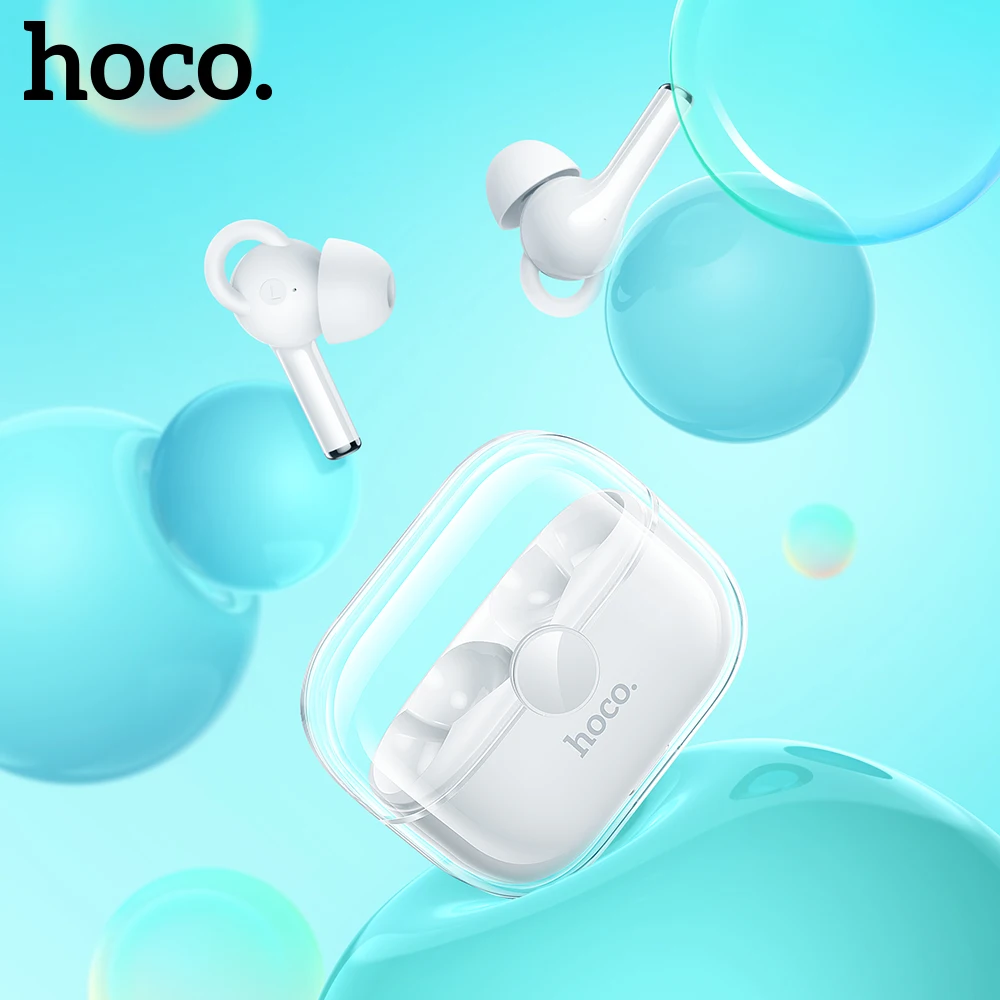 

HOCO True TWS Wireless Bluetooth 5.3 Earphones ENC Noise Cancelling bass Gaming Sports earbuds Headphones Touch Control Earbuds