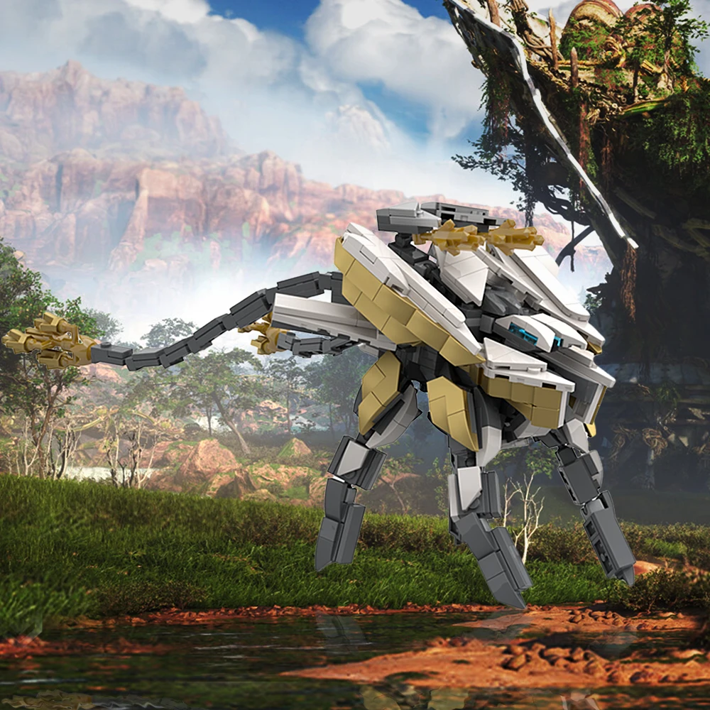 GOBRICKS MOC New Horizons Zero Dawn Spectre Bricks