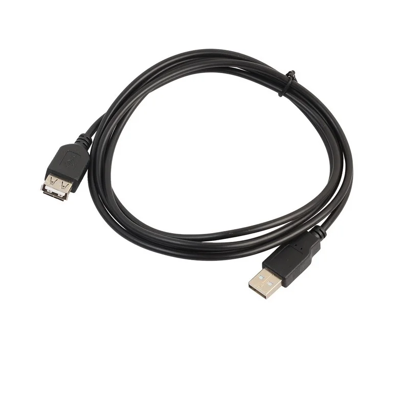

USB Male To Female Extension Cable Black Copper 0.6m1.8musb2.0 Male To Female Extension Cable Data Cable