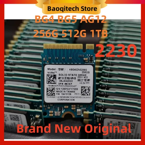 Toshiba KIOXIA BG4 BG5 AG12 SSD 2230 256ГБ/512ГБ/1ТБ