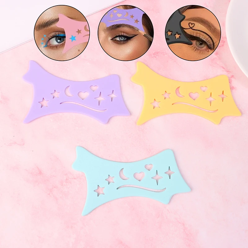 Трафареты для подводки глаз с крыльями силиконовые модели трафаретов