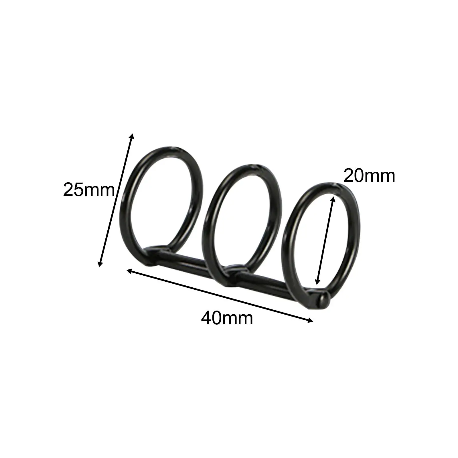 5 шт. 3-кольцевые металлические переплеты кольца для книг переплета фотоальбома
