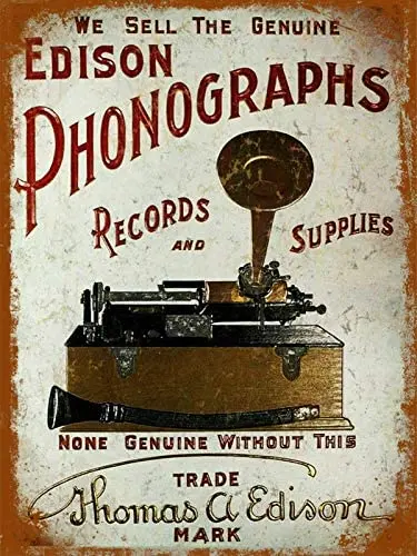 

Плакат с табличкой, винтажная живопись, жестяной знак для улицы, гаража, дома, кафе, пещера, фермы, настенное украшение, металлический жестяной знак 8x12 дюймов
