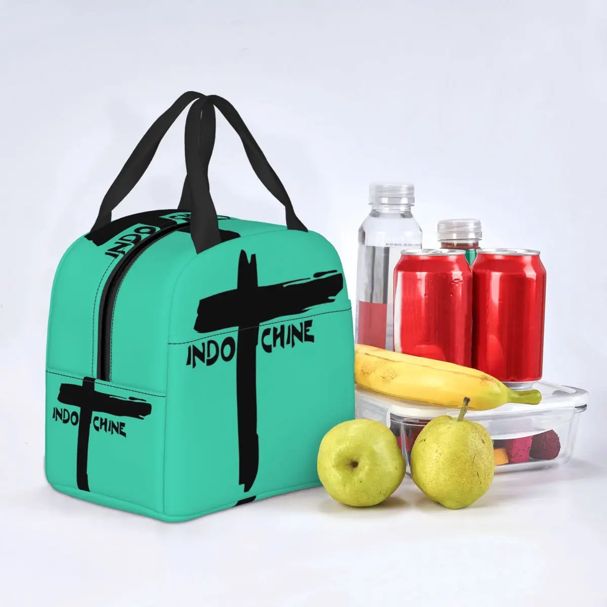 Best Art Design Music Indochine Thermal Insulated Lunch Bags Women Portable Lunch Tote Office Outdoor Multifunction Food Box images - 6