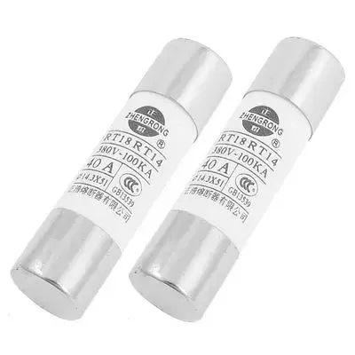 2 шт. 14 3 x 51 мм 380 В 40 А керамическая трубка предохранителя цилиндрические