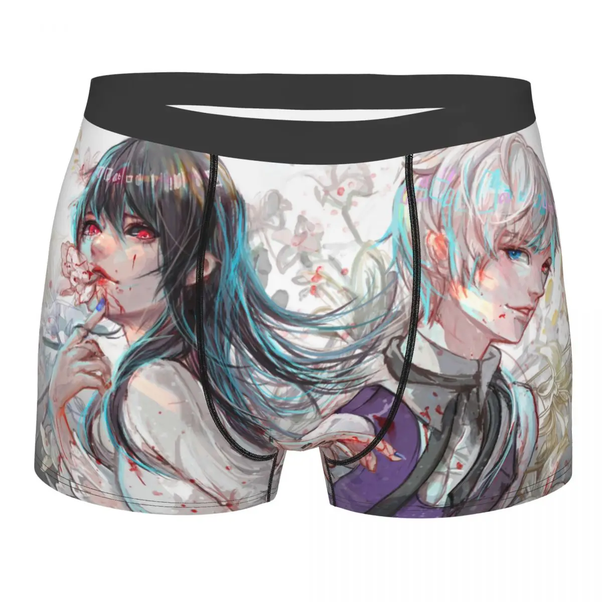 

Rize Kamishiro Ken Kaneki Man Underwear Tokyo Ghoul Boxer Shorts Panties Funny Polyester Underpants for Male S-XXL