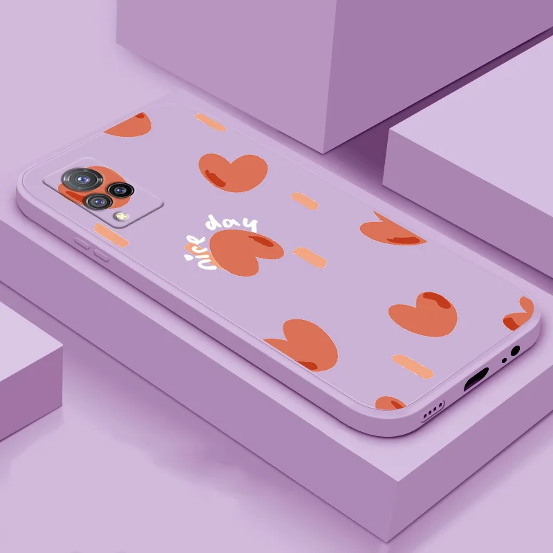 

For Vivo S5 S6 S9 S9e soft case TPU silicone phone Shell cute back cover case colorful heart phone case