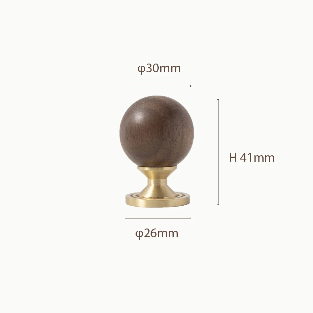 

Ручки TINYHOB латунь+орех