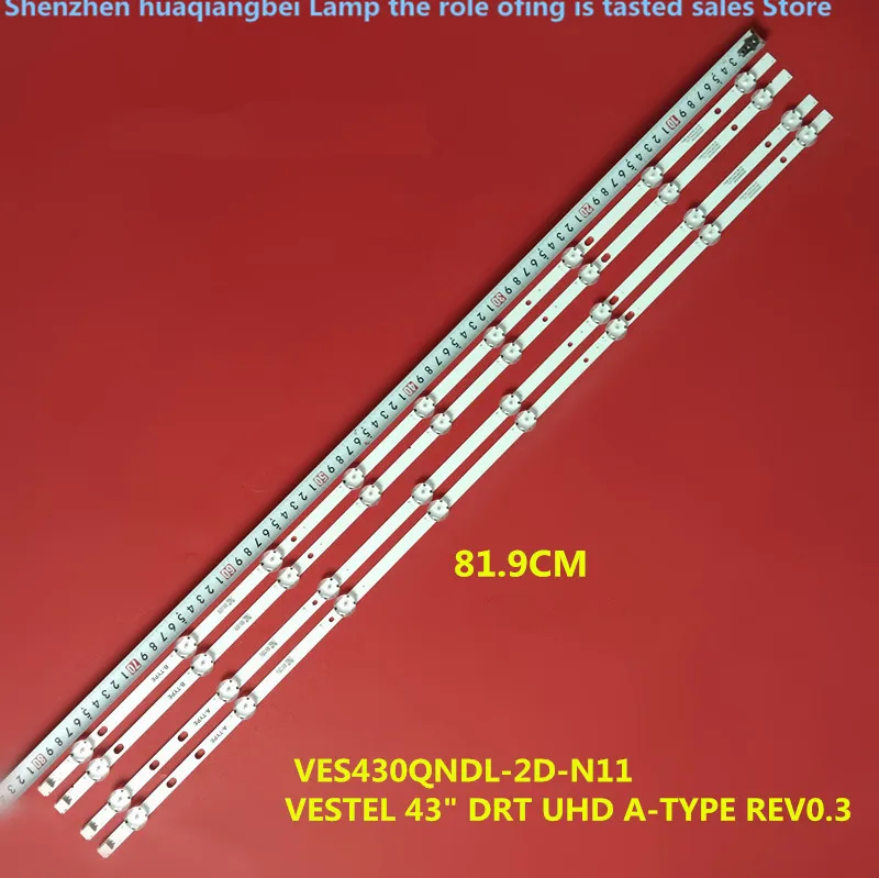 

LED Backlight strip For Hitachi 43HK15T74U 43HK6T74U 17DLB43VER3-A 17DLB43VER3-B VES430QNDL-2D-N11 LUX0143004/01 43UB8200