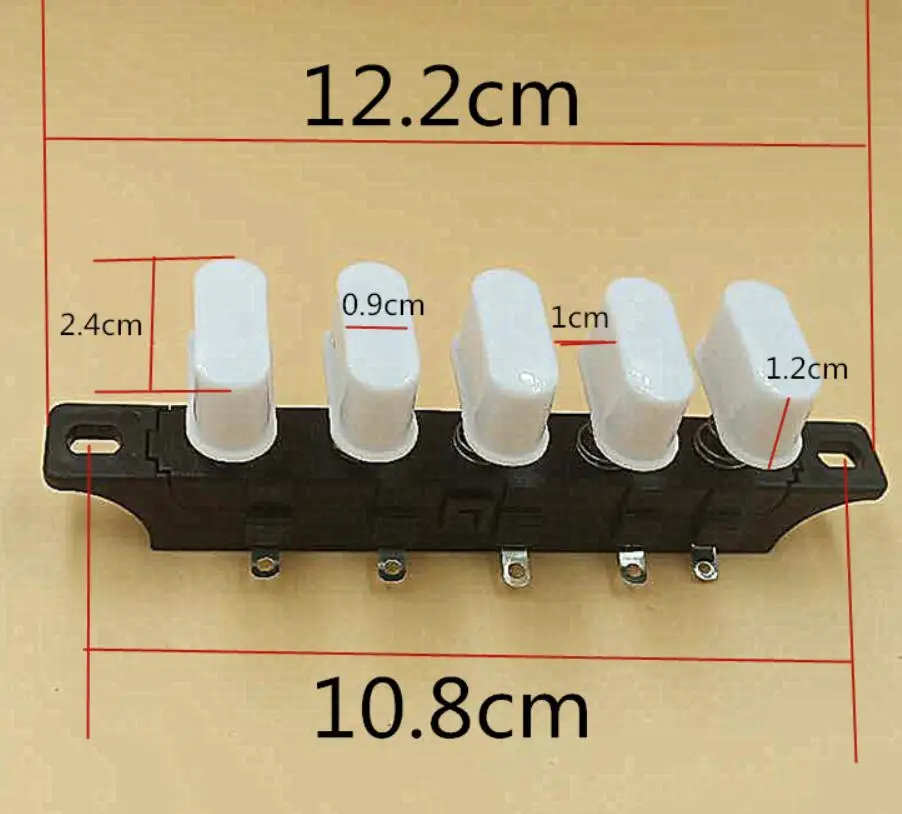 

Electric Fan Parts 4 Key Button Gear Switch